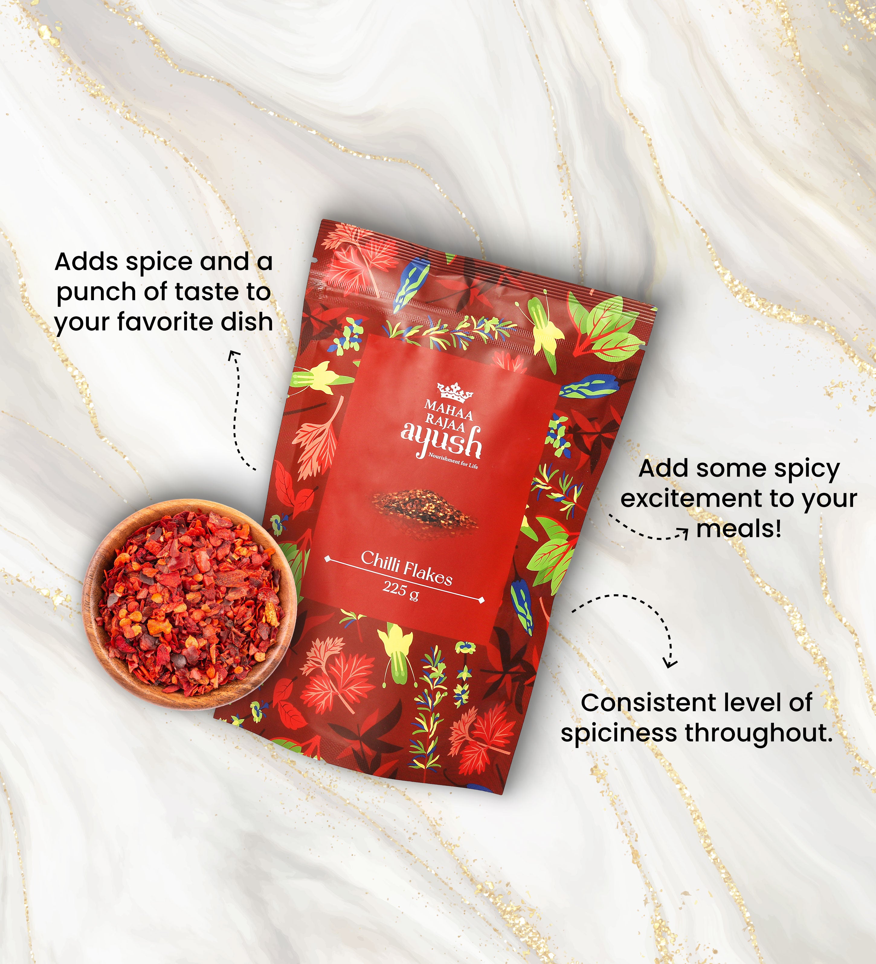 Chilli Flakes ๐ Oregano