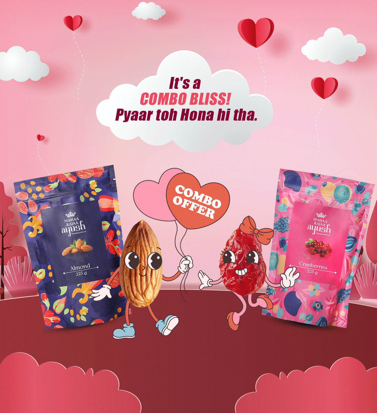 Almonds 💖 Cranberries