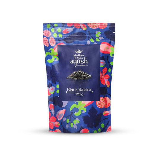 MahaaRajaa Ayush Black Raisins 225gm