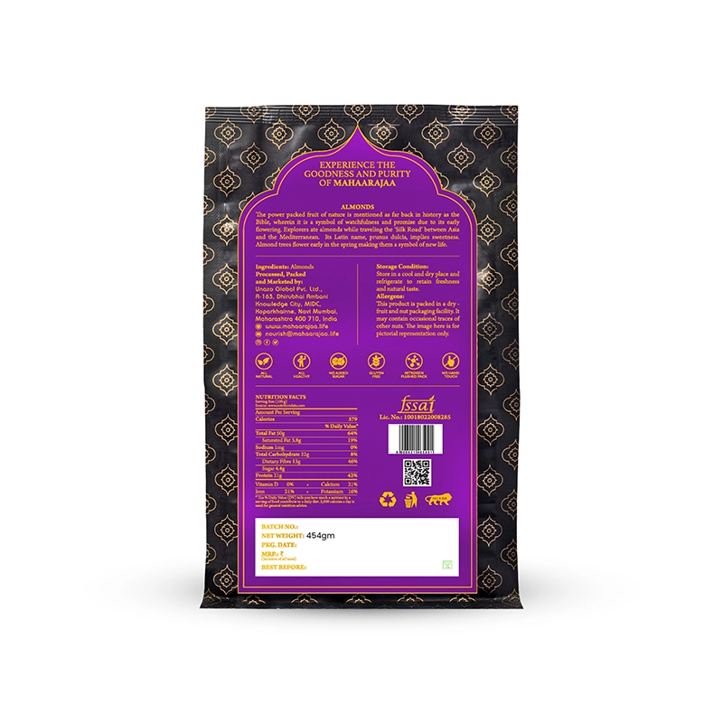 MahaaRajaa Premium Majestic Almonds 454gm