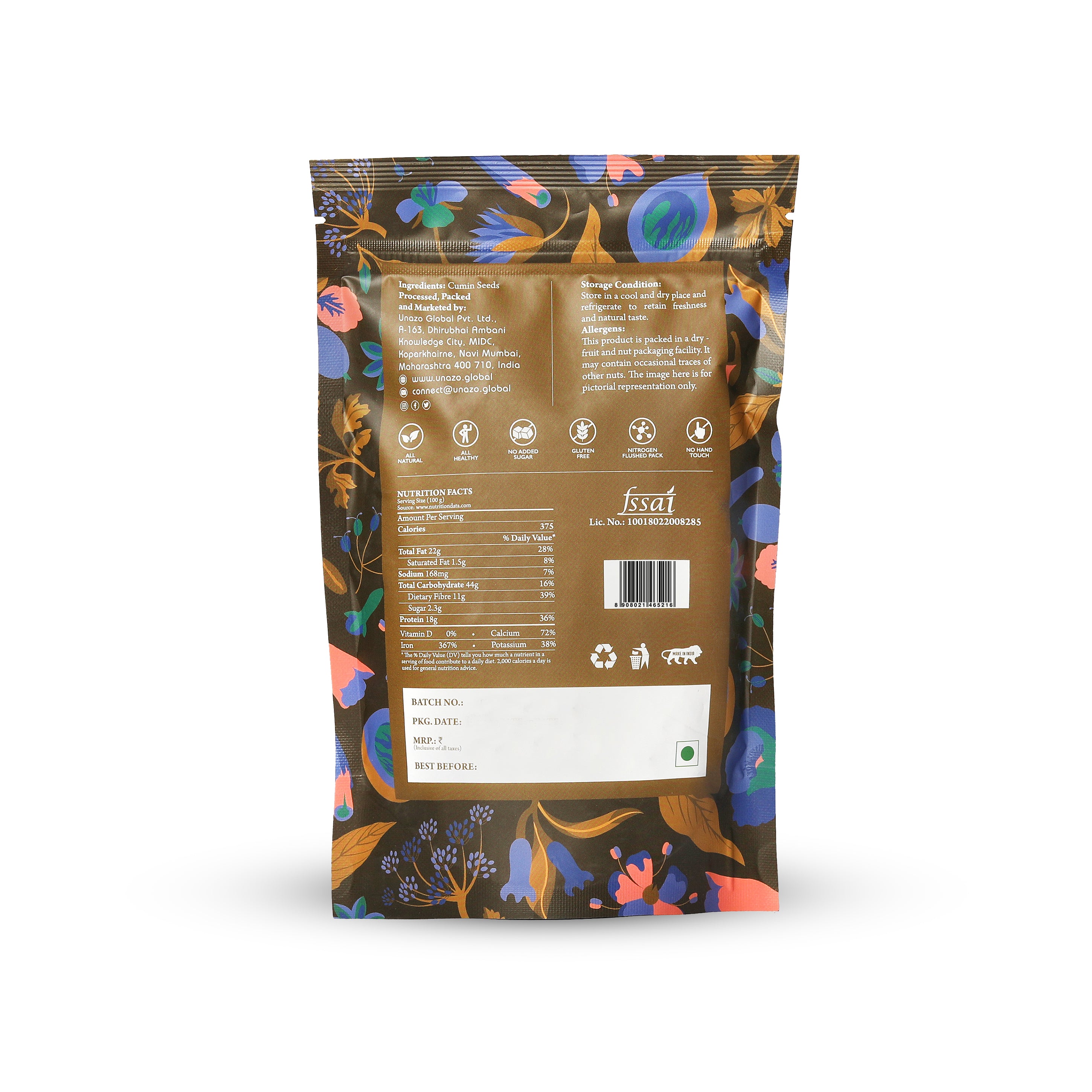 MahaaRajaa Ayush Cumin Seeds 225gm