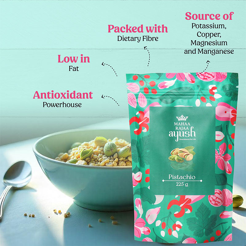 MahaaRajaa Ayush Pistachios 225gm