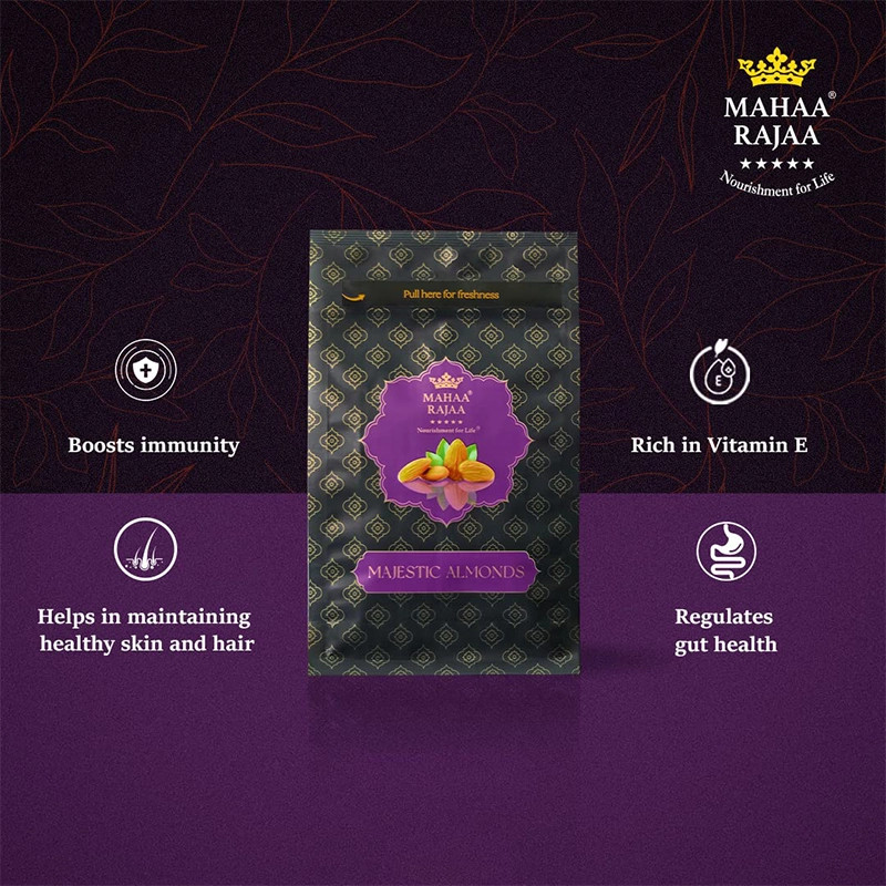 MahaaRajaa Premium Majestic Almonds 454gm
