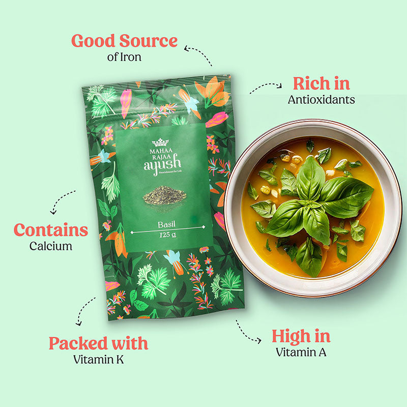 MahaaRajaa Ayush Basil 225gm