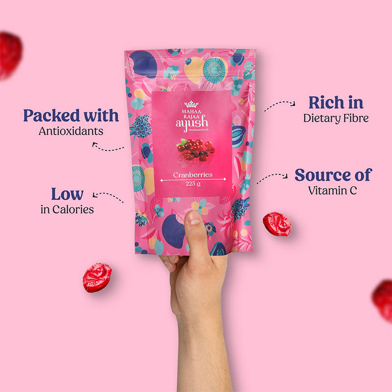 MahaaRajaa Ayush Cranberries 225gm