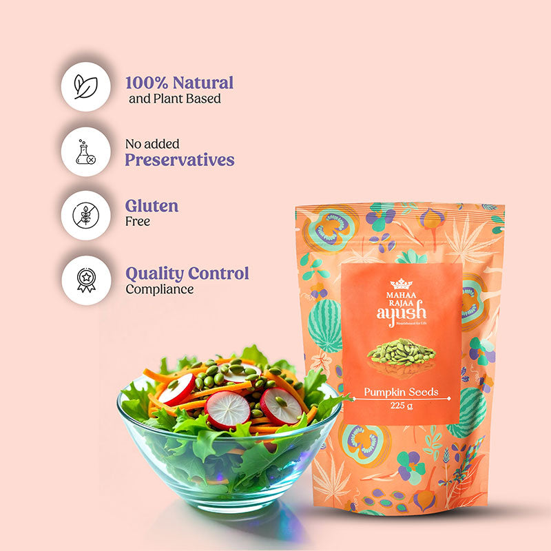 MahaaRajaa Ayush Pumpkin Seeds 225gm
