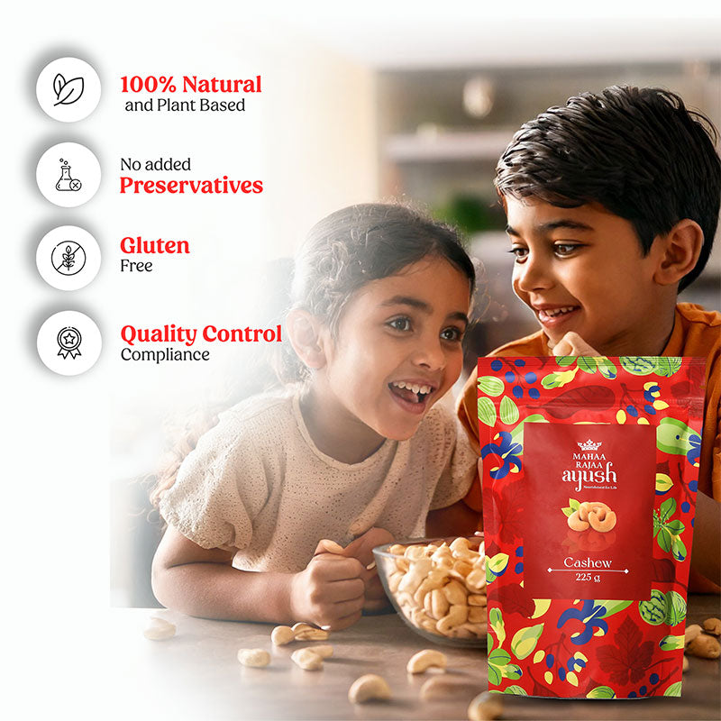 Mahaa Rajaa Ayush Cashews 225gm
