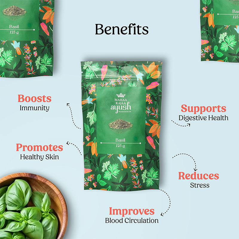 MahaaRajaa Ayush Basil 225gm