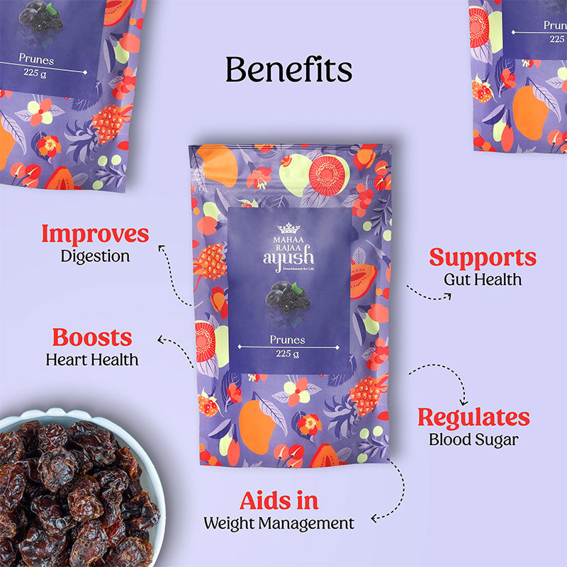MahaaRajaa Ayush Prunes 225gm
