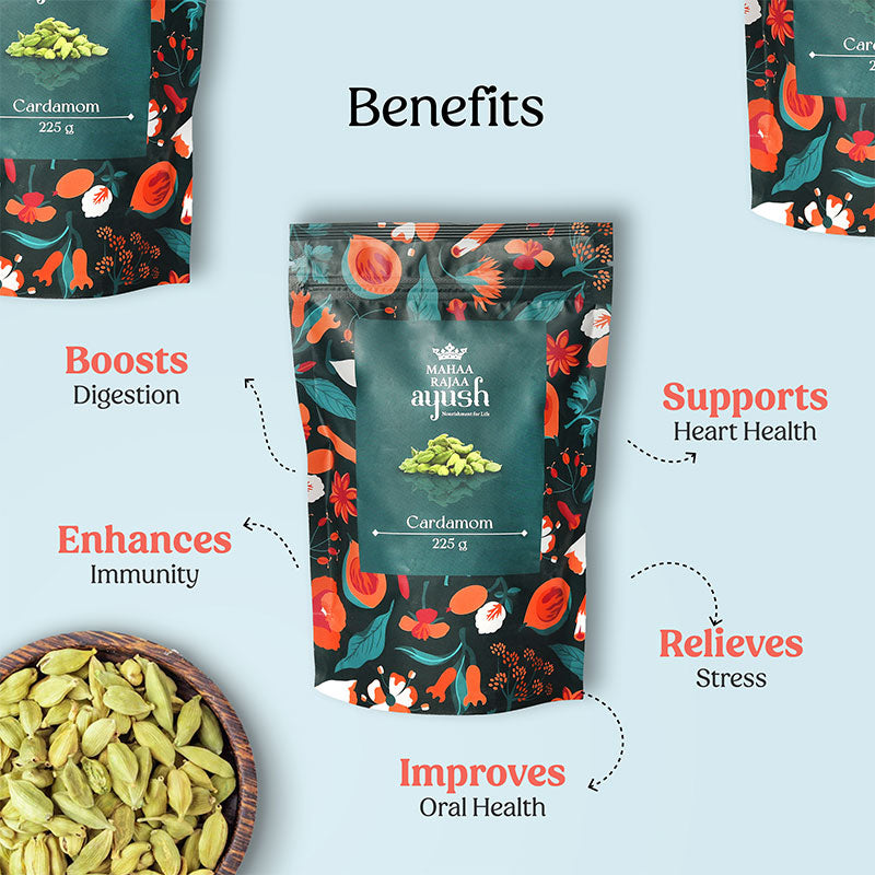 MahaaRajaa Ayush Cardamom 225gm
