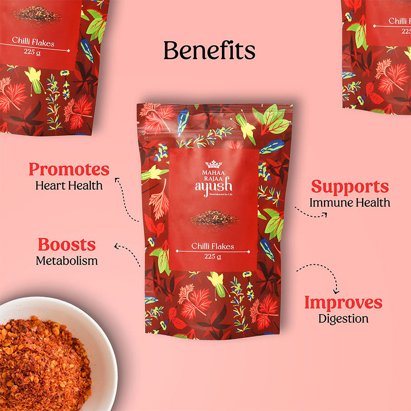 MahaaRajaa Ayush Chilli Flakes 225gm