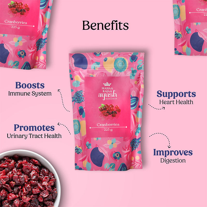 MahaaRajaa Ayush Cranberries 225gm