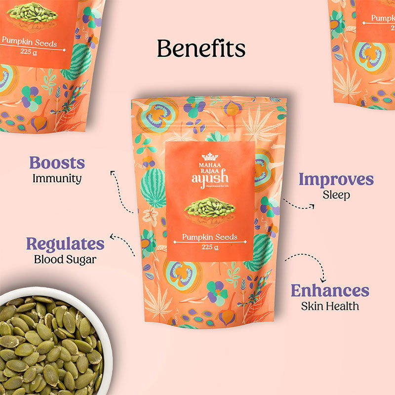 MahaaRajaa Ayush Pumpkin Seeds 225gm