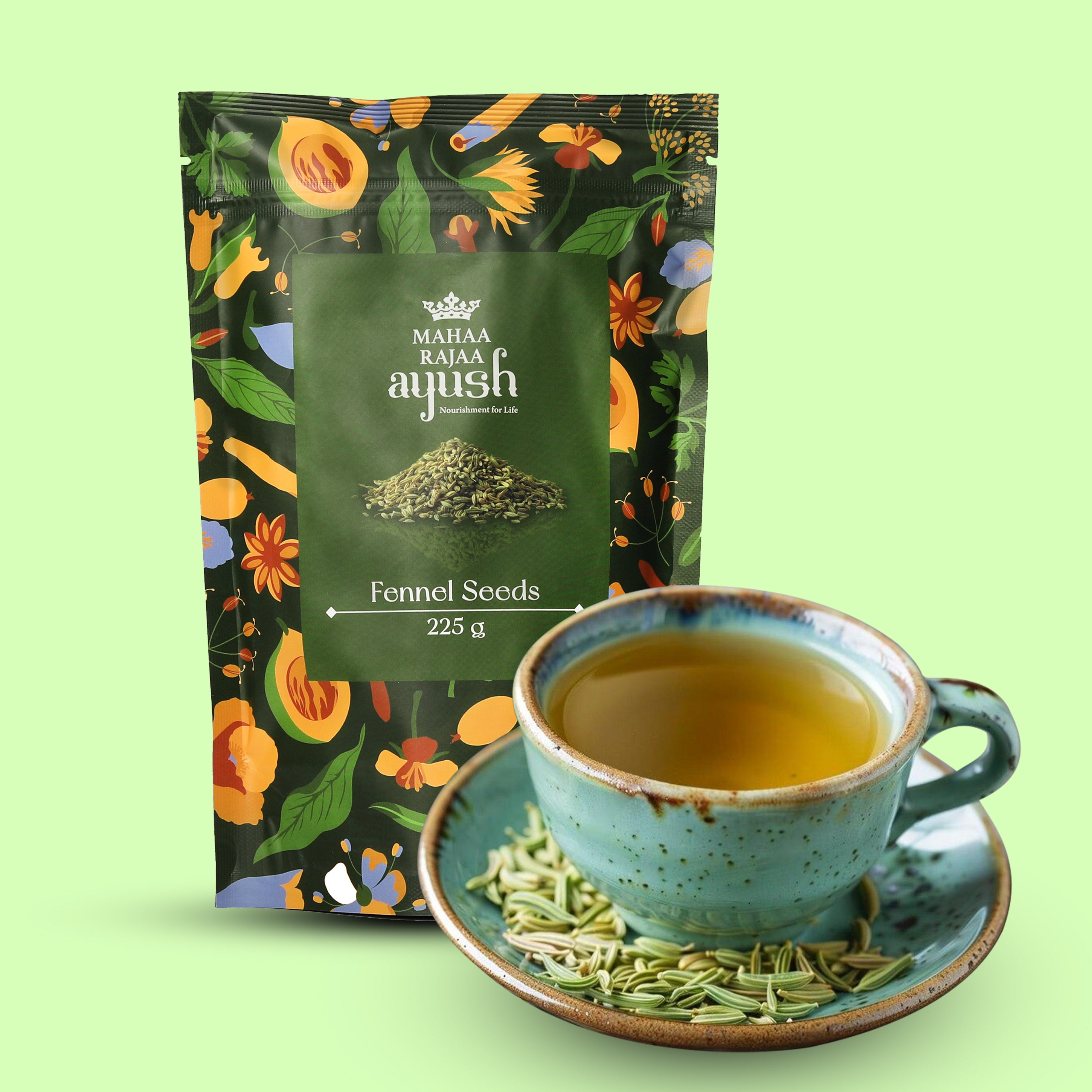 MahaaRajaa Ayush Fennel Seeds 225gm