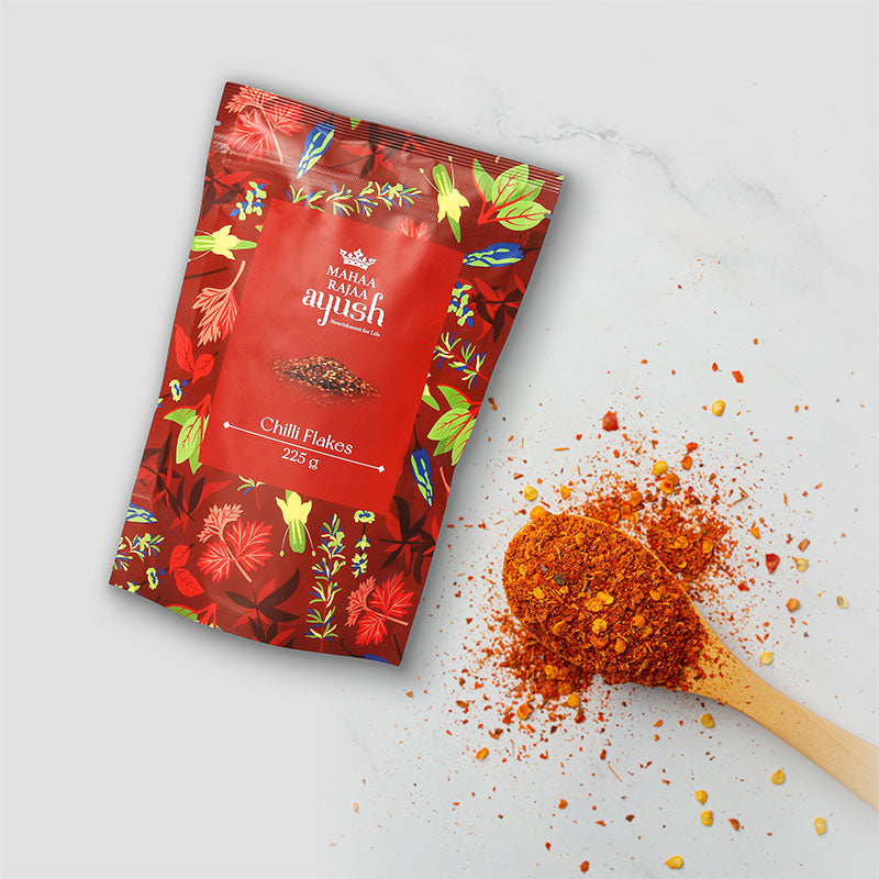 MahaaRajaa Ayush Chilli Flakes 225gm