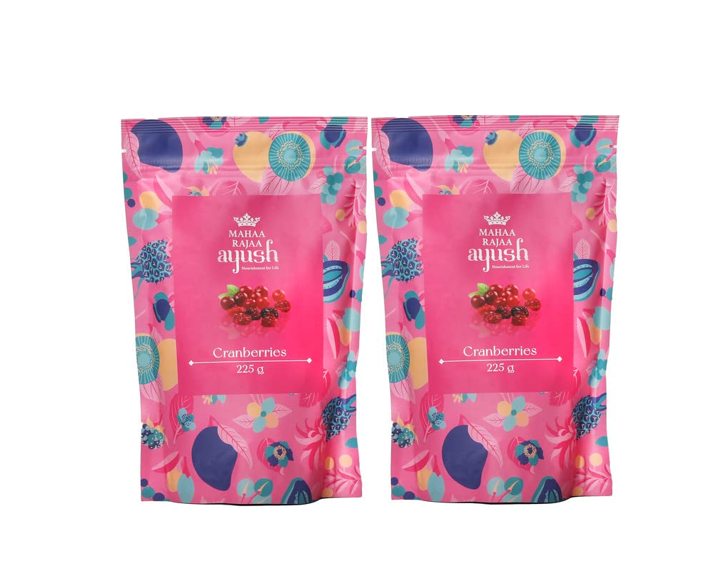 MahaaRajaa Ayush Cranberries 225gm (Pack of 2)